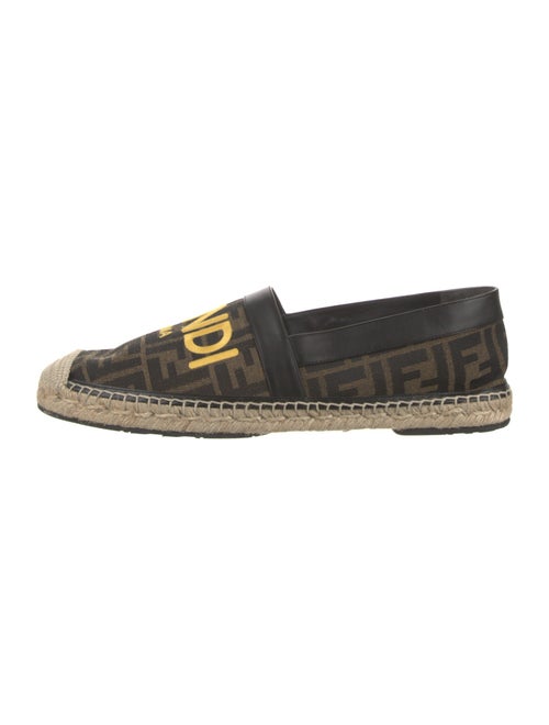 Fendi Zucca FF Logo Canvas Espadrilles