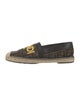 Fendi Zucca FF Logo Canvas Espadrilles