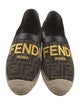 Fendi Zucca FF Logo Canvas Espadrilles