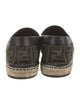 Fendi Zucca FF Logo Canvas Espadrilles