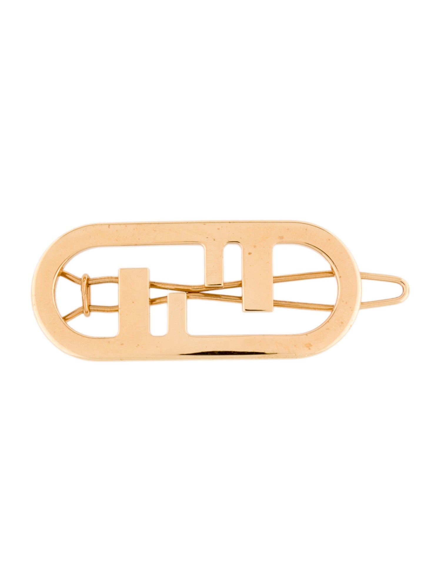 Fendi Zucca FF Hair Clip