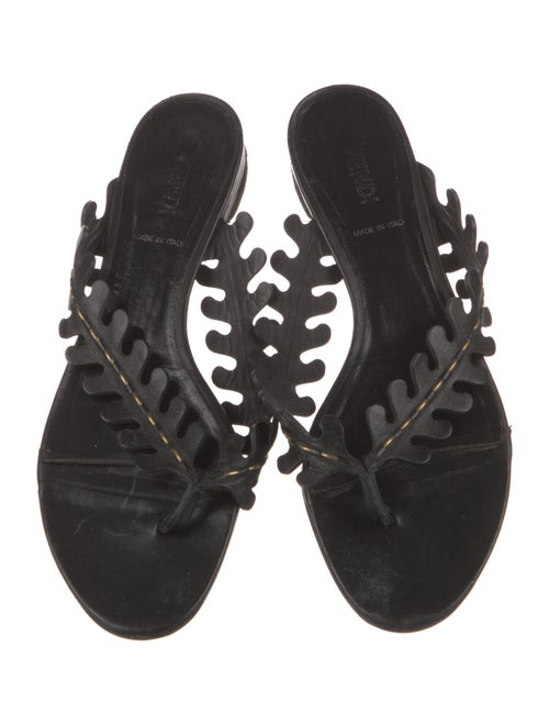 Fendi Leather Slides