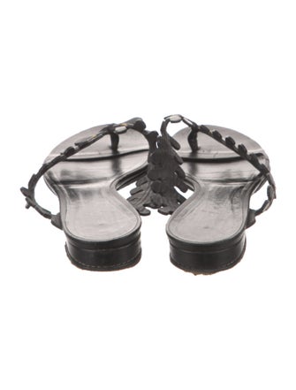 Fendi Leather Slides