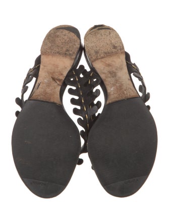 Fendi Leather Slides