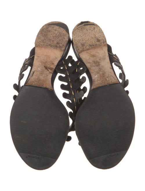 Fendi Leather Slides