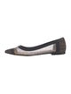 Fendi Zucca FF Logo Mesh Ballet Flats