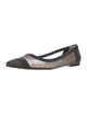 Fendi Zucca FF Logo Mesh Ballet Flats