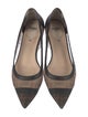Fendi Zucca FF Logo Mesh Ballet Flats