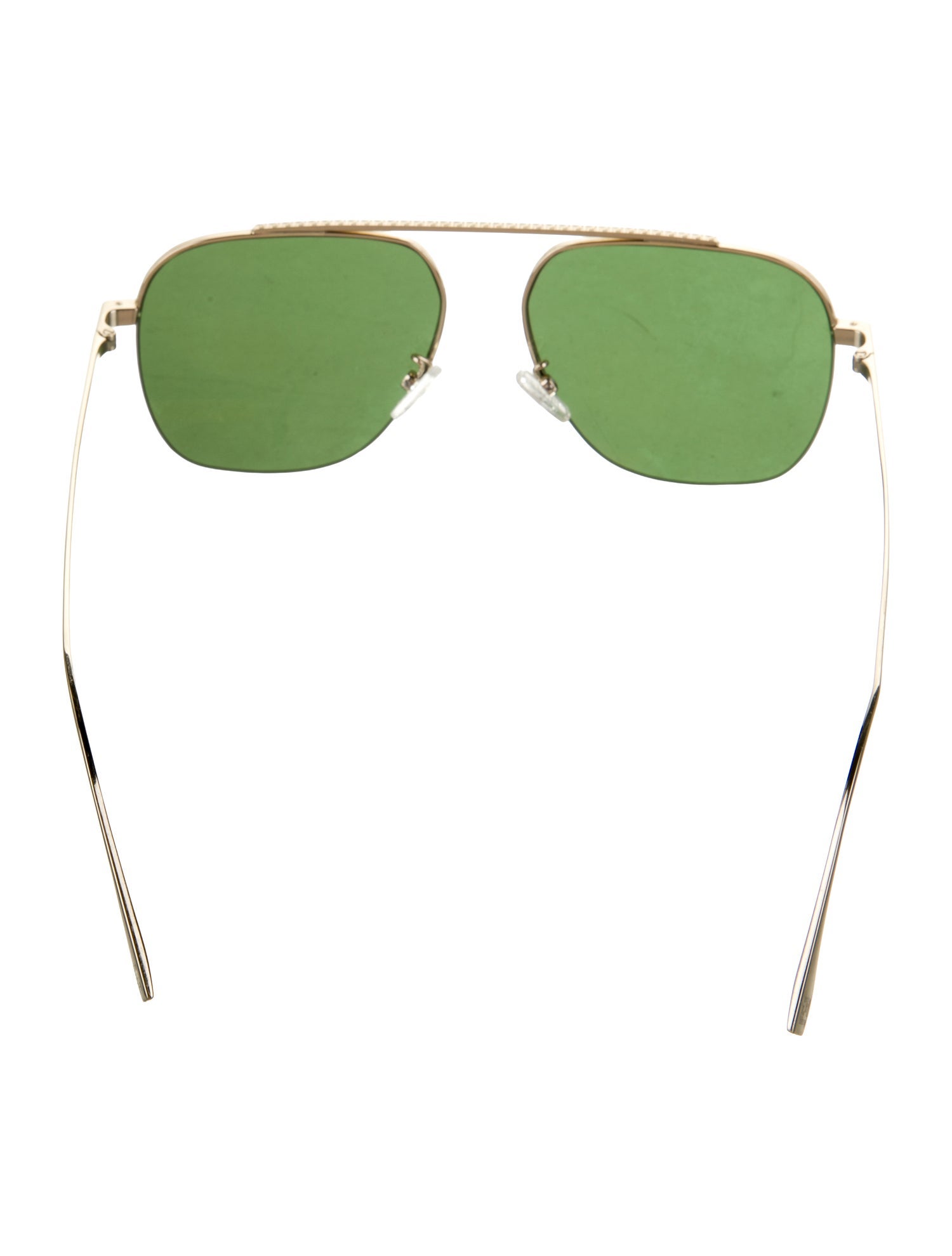 Fendi Zucca FF Logo Aviator Sunglasses