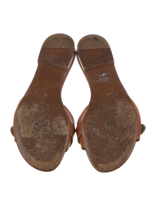 Fendi Leather Slides