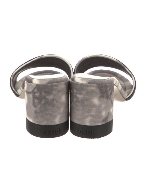 Fendi Canvas Printed Slides