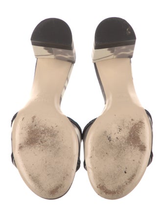 Fendi Canvas Printed Slides