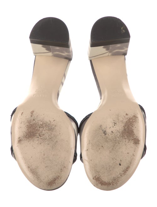 Fendi Canvas Printed Slides