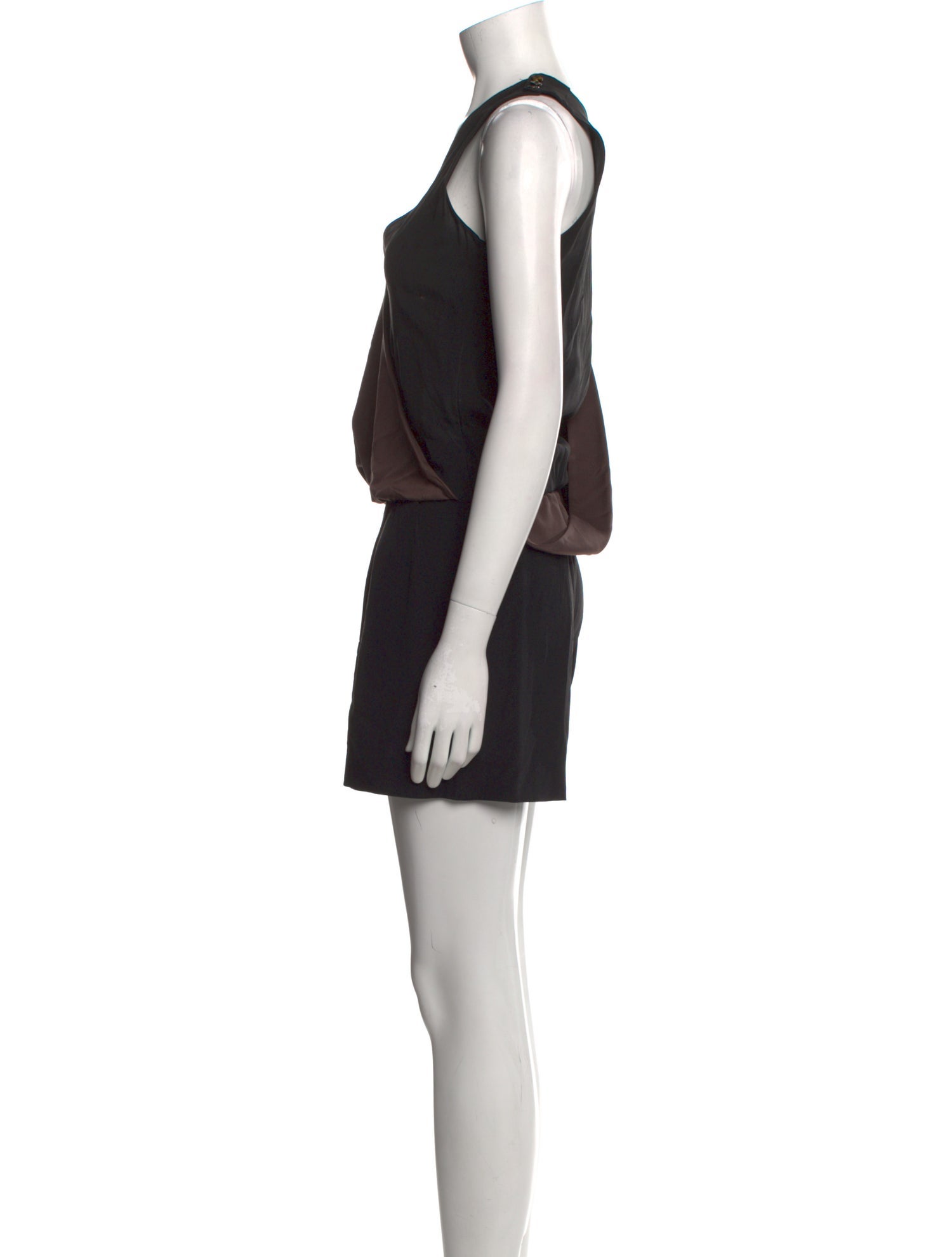 Fendi Silk V-Neck Romper