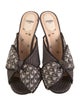 Fendi Printed Bow Accents Slides