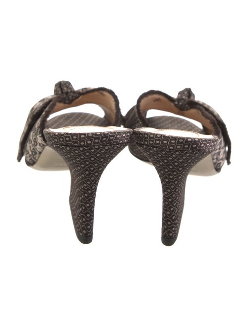 Fendi Printed Bow Accents Slides