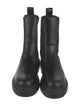 Fendi Zucca FF Logo Leather Combat Boots