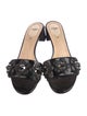 Fendi Patent Leather Floral Print Slides