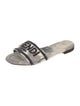 Fendi Canvas Printed Slides