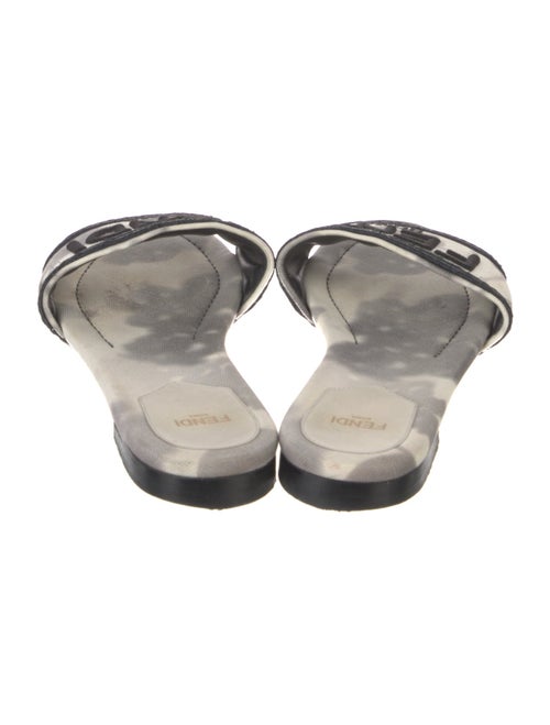Fendi Canvas Printed Slides