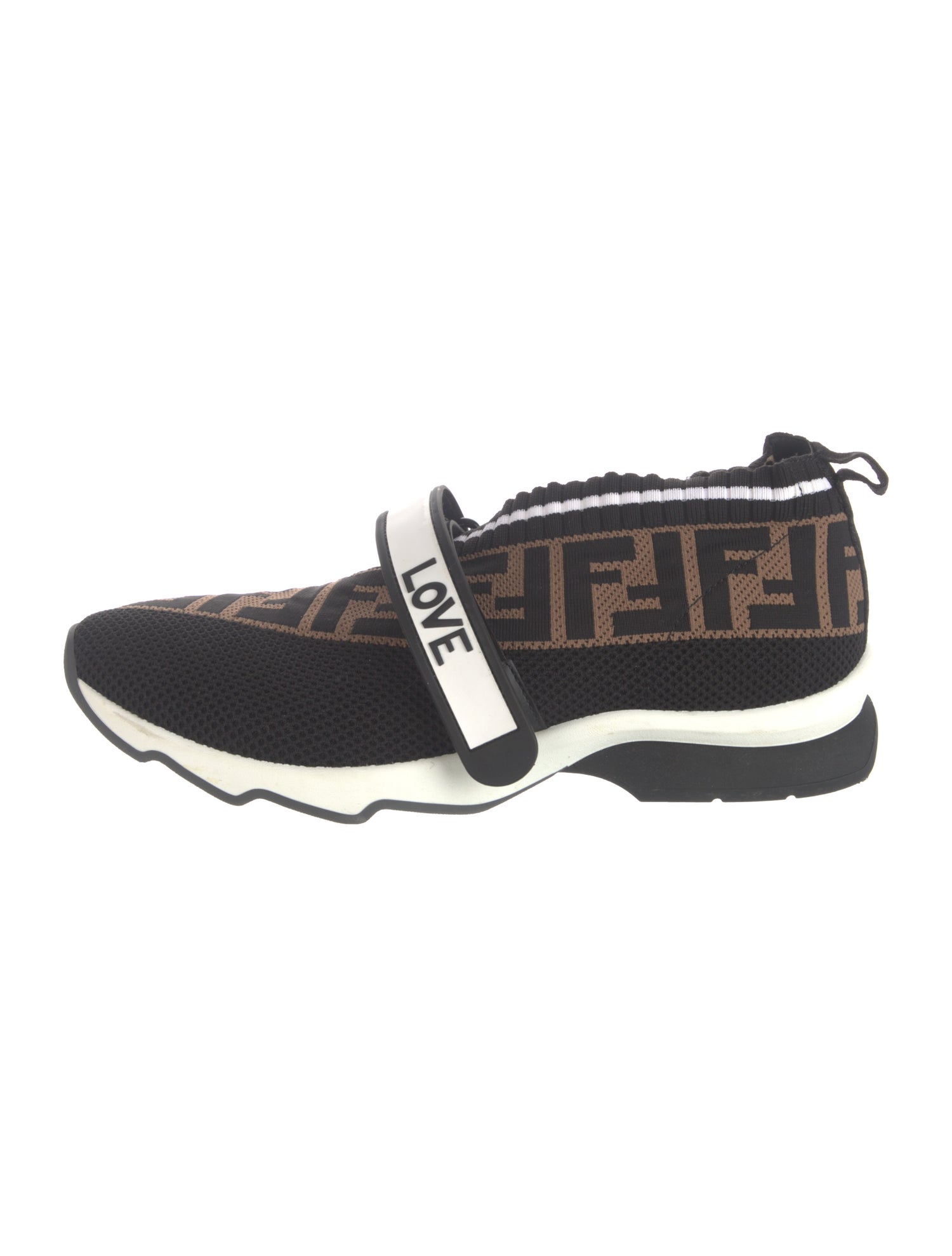 Fendi Zucca FF Logo Printed Sneakers