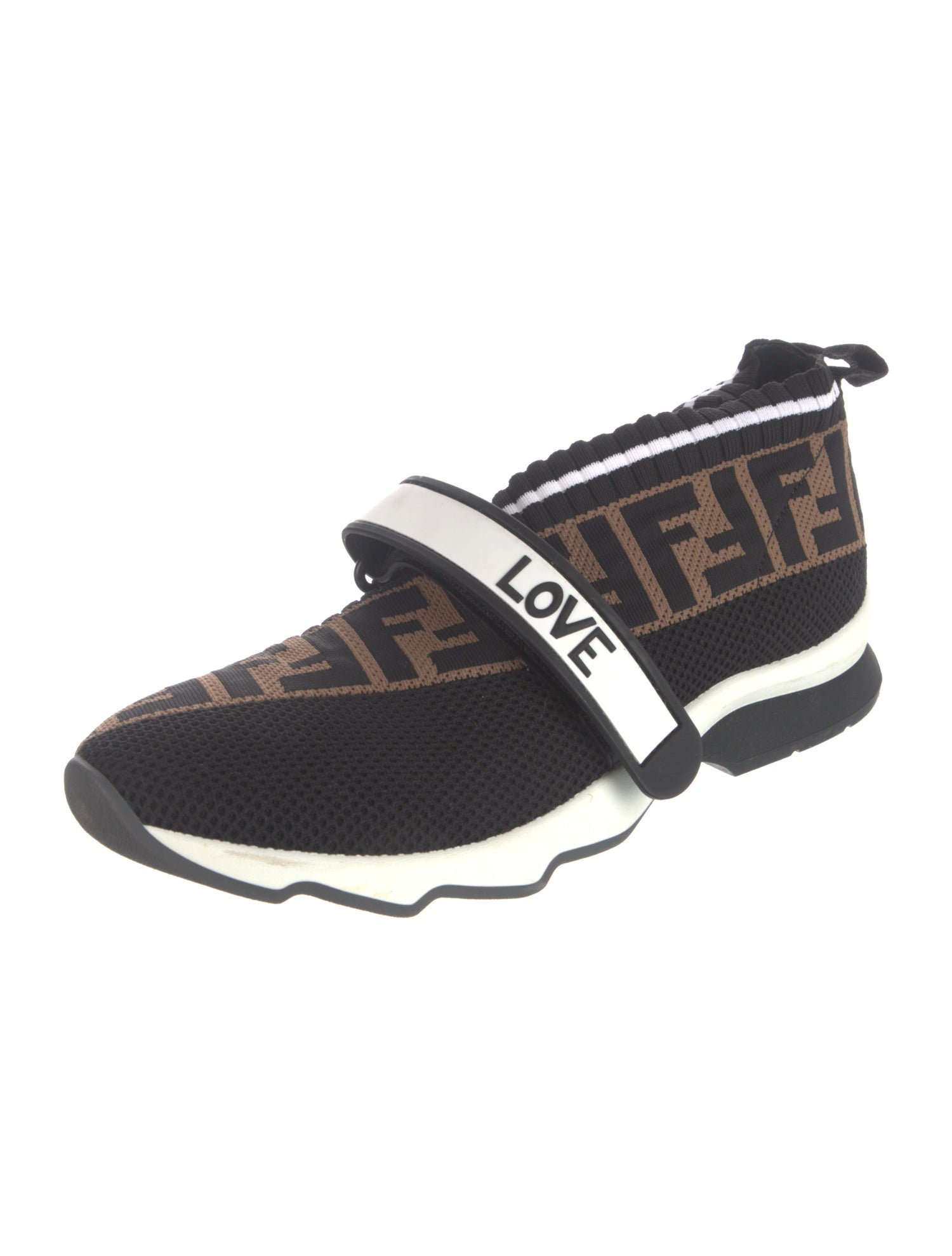 Fendi Zucca FF Logo Printed Sneakers