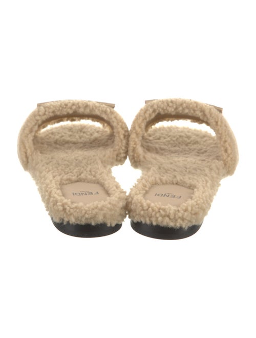 Fendi Shearling Slides