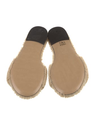 Fendi Shearling Slides