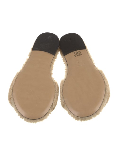Fendi Shearling Slides