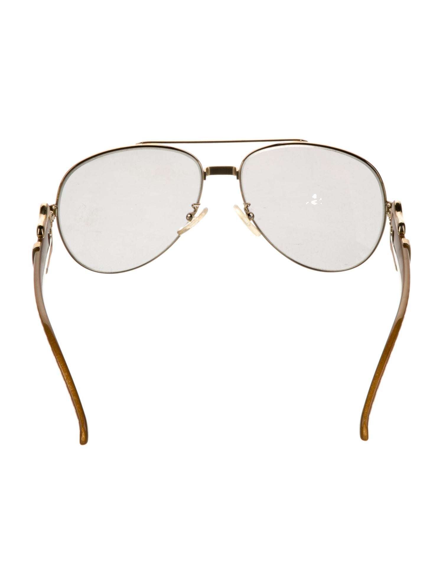 Fendi Zucca FF Logo Aviator Sunglasses