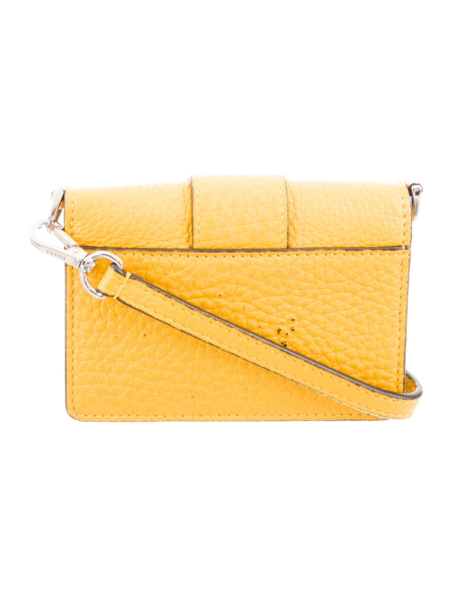 Fendi Micro Baguette Leather Wallet