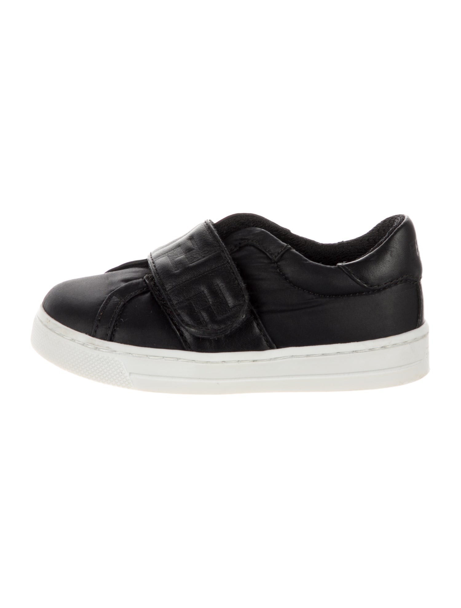 Fendi Toddler Boys' Solid Leather-Trimmed Low-Top Sneakers