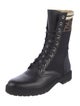 Fendi Zucca FF Logo Printed Combat Boots