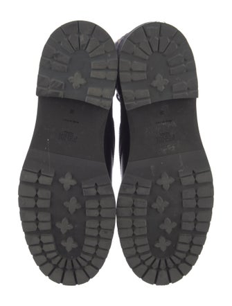 Fendi Zucca FF Logo Printed Combat Boots