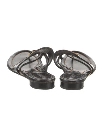 Fendi Patent Leather Slides