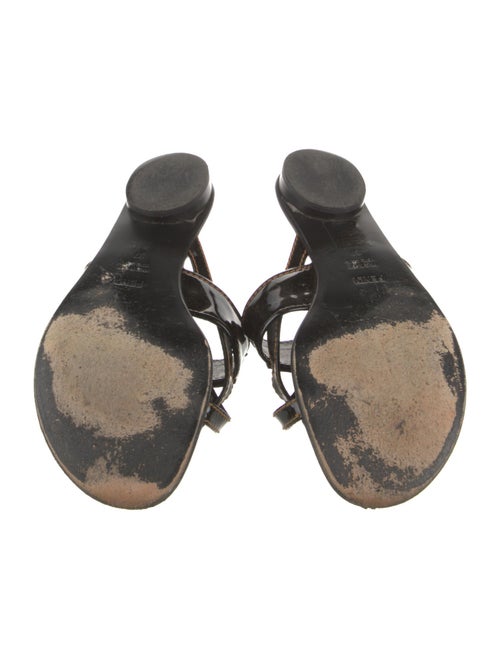 Fendi Patent Leather Slides