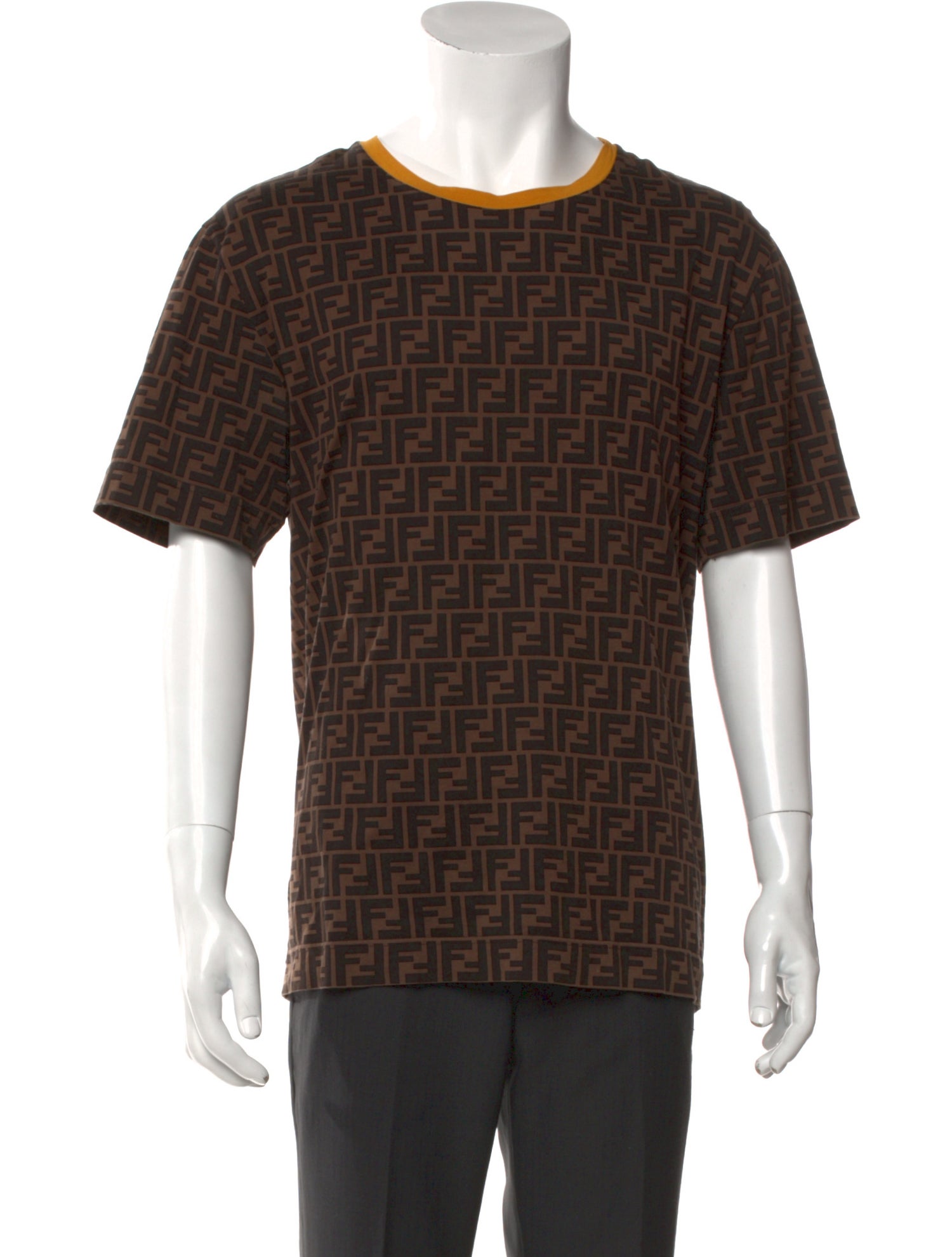 Fendi Zucca FF Logo Printed T-Shirt