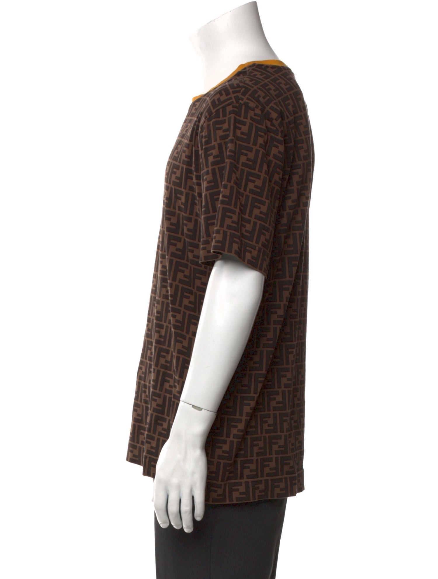 Fendi Zucca FF Logo Printed T-Shirt