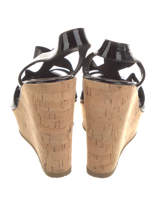 Fendi Patent Leather Slingback Sandals
