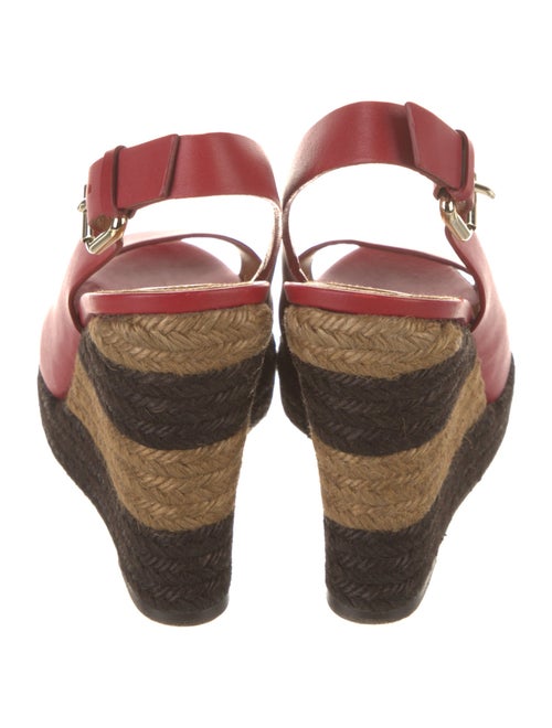 Fendi Leather Slingback Sandals