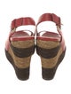 Fendi Leather Slingback Sandals