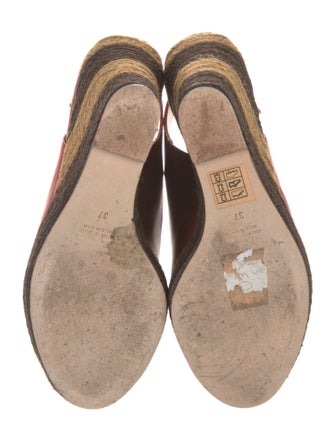 Fendi Leather Slingback Sandals