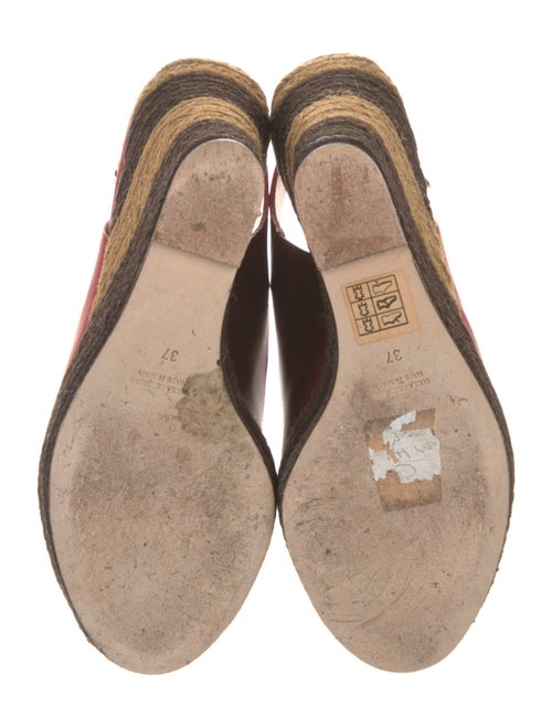 Fendi Leather Slingback Sandals