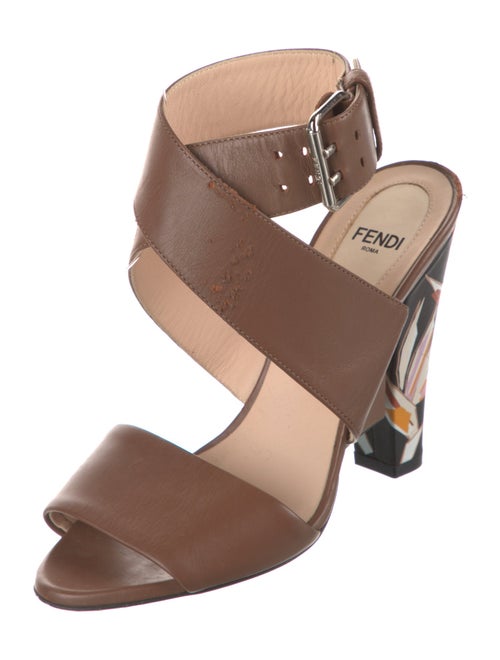 Fendi Leather Sandals