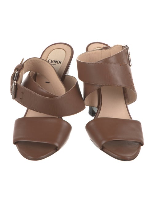 Fendi Leather Sandals