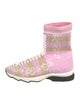 Fendi Printed Embroidered Accent Sock Sneakers