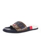 Fendi Leather Printed Slides