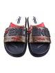 Fendi Leather Printed Slides