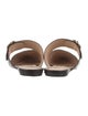 Fendi Zucca FF Logo Leather Mules