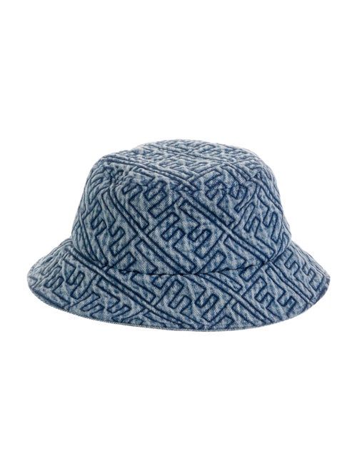 Fendi Denim Zucca FF Bucket Hat